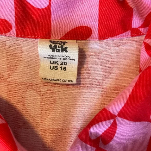 Lucy & Yak Playsuit UK 20/ US 16 - Picture 3 of 9
